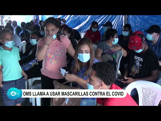 OMS llama usar mascarillas contra el Covid