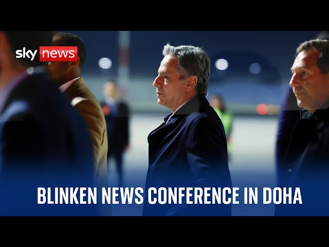 Doha:  Secretary of State Antony Blinken news conference