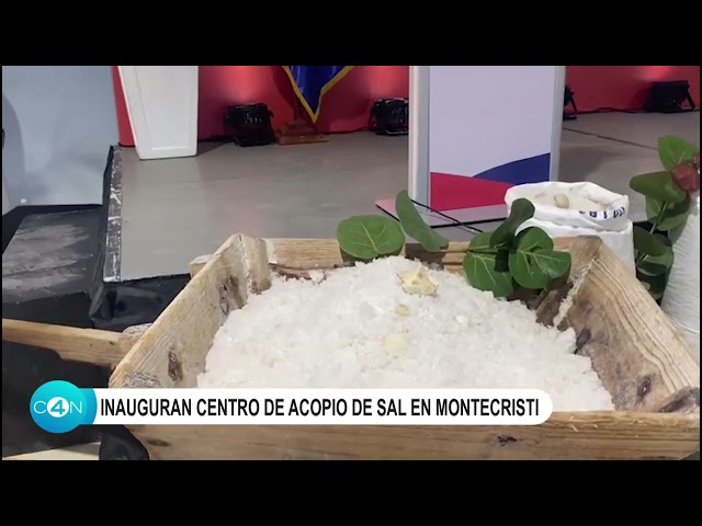 Inauguran centro de acopio de Sal en Montecristi