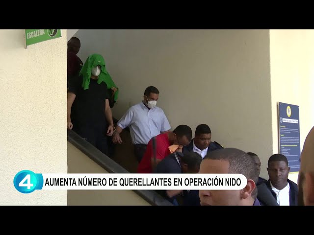 Aumenta número de querellantes en Operación Nido