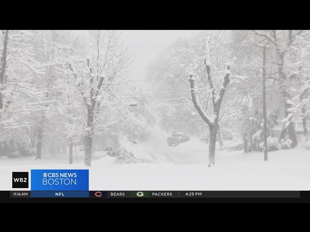 Haverhill a "winter wonderland" as it's among highest snow totals in Massachusetts