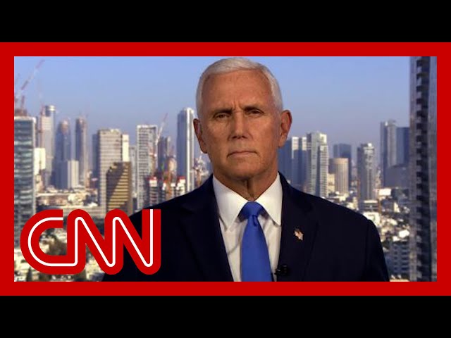 Mike Pence reacts to new polling about GOP views of Jan. 6