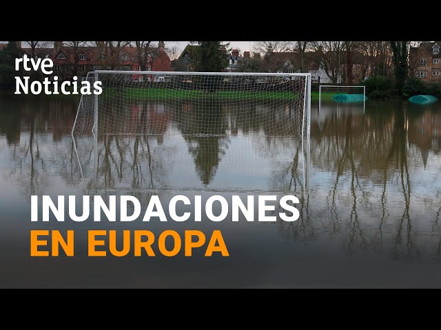 PREOCUPA la CRECIDA de los RÍOS tras los TEMPORALES que AFECTARON a VARIOS PAÍSES EUROPEOS | RTVE