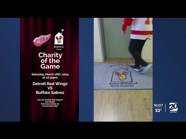 Ronald McDonald House organizing charity efforts at upcoming Red Wings game