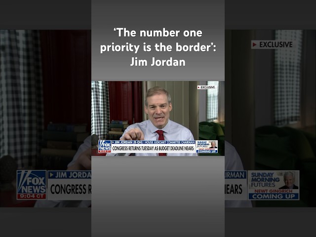 Rep. Jim Jordan joins ‘Sunday Morning Futures’ ahead of Congress’ return to work #shorts