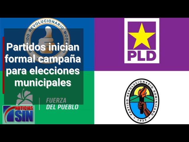 Partidos inician formal campaña para elecciones municipales