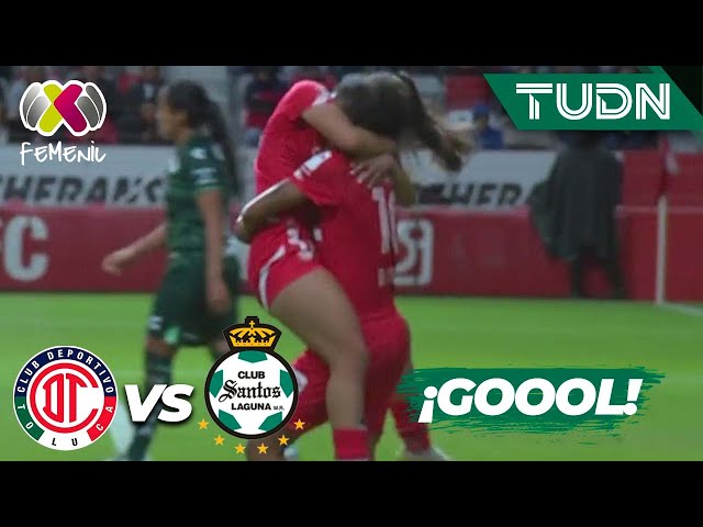 ¡CAYÓ EL 7-0! Estrada aumenta la goleada | Toluca 7-0 Santos | Liga Mx Femenil - CL2024 J1 | TUDN