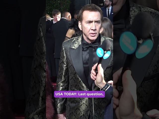 Nicolas Cage turned the Golden Globes into 'golden' birthday bash | Entertain This!