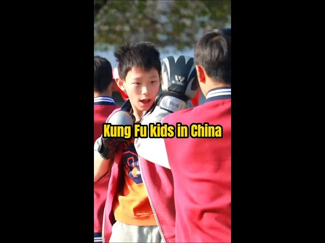 Kung Fu kids in China