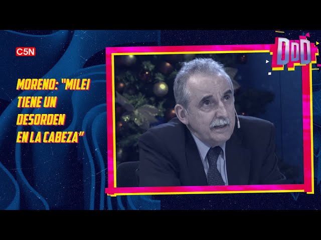 "Están haciendo MAL las CUENTAS": MORENO volvió a APUNTAR contra MILEI