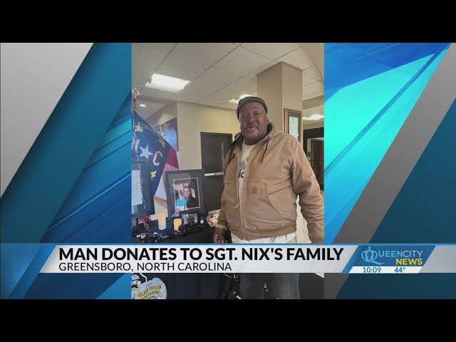 ‘Panhandler’ donates ‘considerable amount of money’ to family of fallen Sgt. Dale Nix