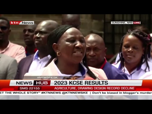 Celebration in Sunshine High School after the release of #KCSE2023 results