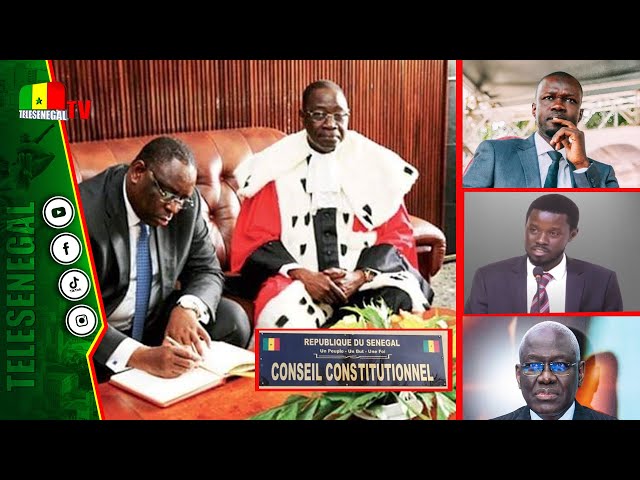 [LIVE] Inéligibilité Sonko et son schéma et se heurtent au conseil constitutionnel, Diomaye en ...