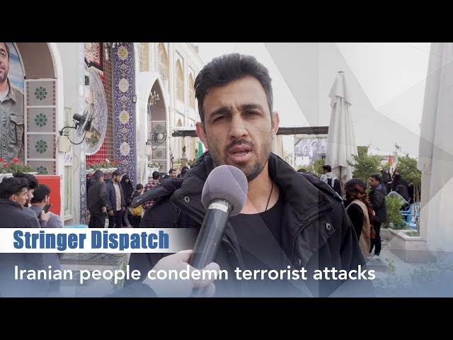 Stringer Dispatch: Iranian people condemn terrorist attacks