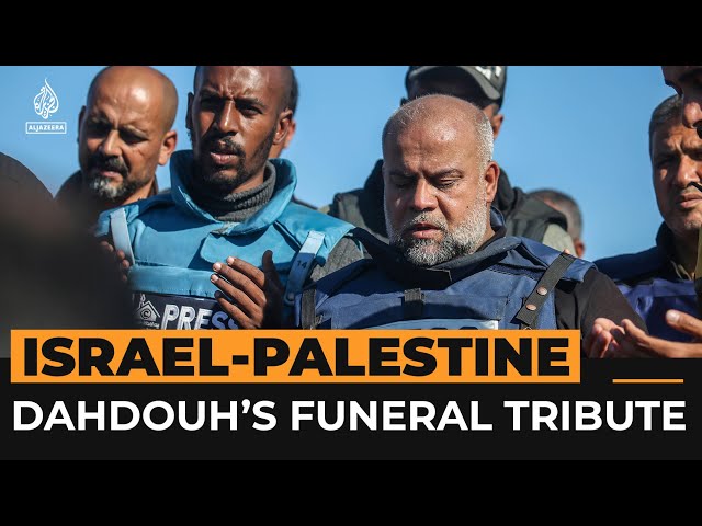 Al Jazeera’s Wael Dahdouh pays tribute at his son’s burial | Al Jazeera Newsfeed