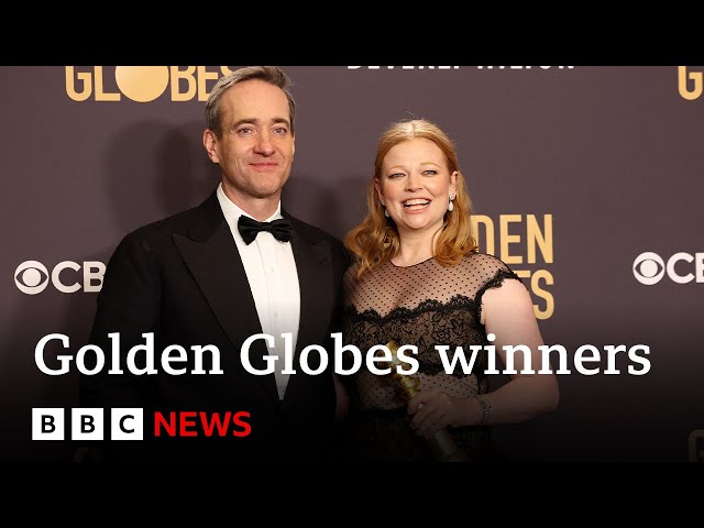 Golden Globes winners as Oppenheimer and Succession sweep up | BBC News