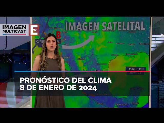 Clima para hoy 08 de enero de 2024