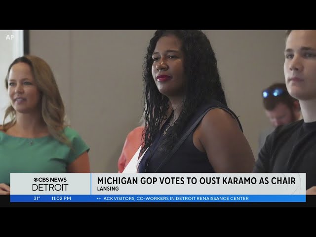 Michigan GOP votes to oust Karamo as party chair