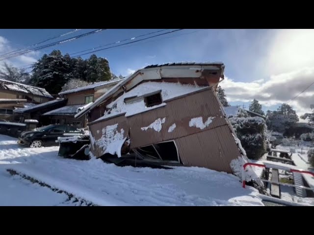 ⁣Землетрясения в Японии: тысячи людей остаются без света и воды
