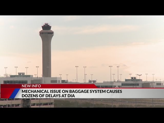 Mechanical issue caused problems at DIA