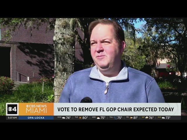 Vote to oust Florida Republican chairman expected Monday