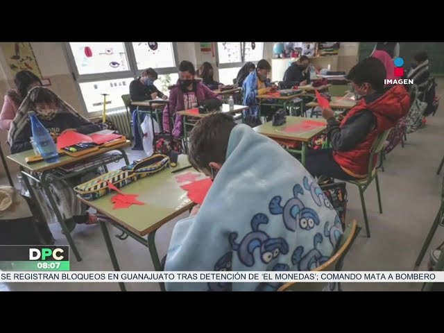 Sonora suspende el regreso a clases por las bajas temperaturas