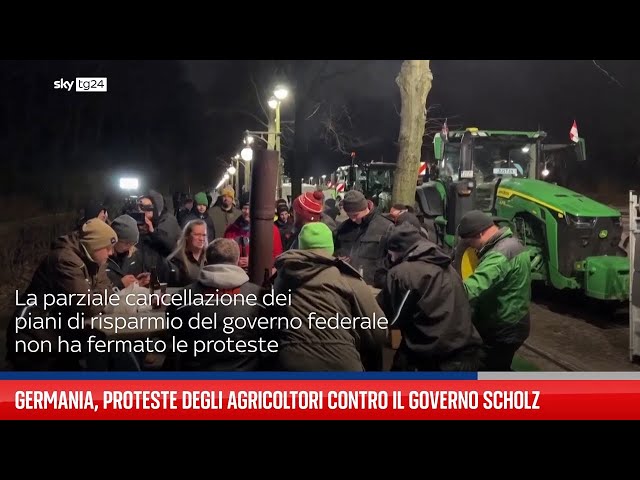 Germania, proteste degli agricoltori contro il governo