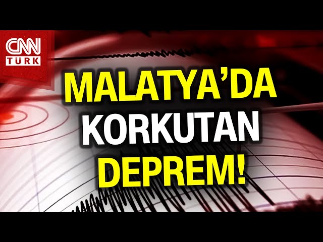 SON DAKİKA! | Malatya 4.4 Büyüklüğünde Korkutan Deprem #Haber