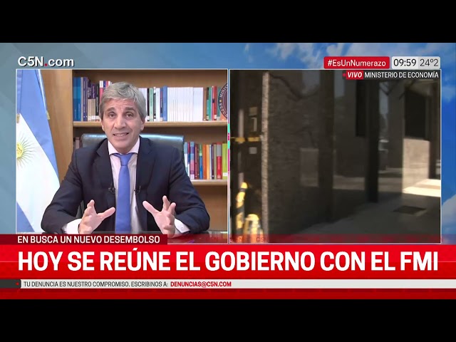 EL GOBIERNO se REÚNE con el FMI en BUSCA de un NUEVO DESEMBOLSO