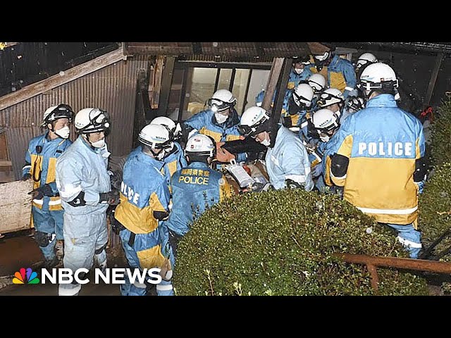 Woman in her 90s rescued 124 hours after deadly Japanese quakes