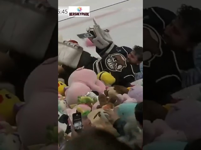 The Legendary Hershey Bears Teddy Bear Toss Was Back In Full Effect 