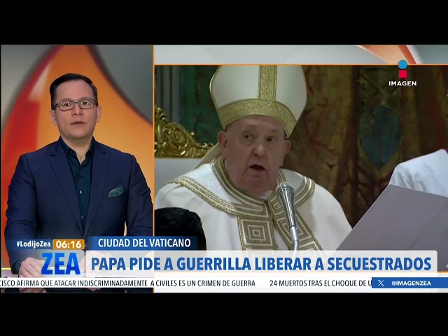 Papa Francisco pide a la guerrilla colombiana liberar a secuestrados | Noticias con Francisco Zea