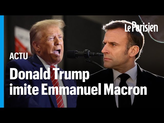 Donald Trump se moque (encore) d'Emmanuel Macron  lors d'un meeting