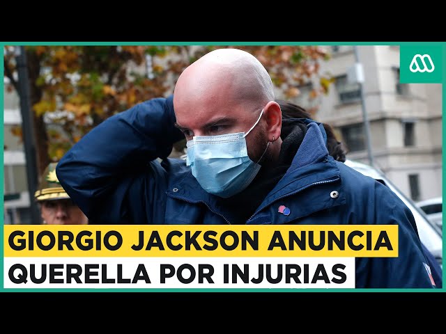 Giorgio Jackson anuncia acciones judiciales: Exministro se querellará por injurias en su contra