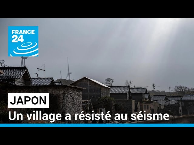 Japon : un village a résisté au séisme grâce à son architecture unique • FRANCE 24