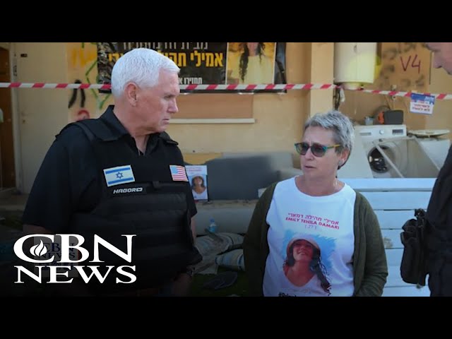 Pence in Israel to CBN News: 'Her Fight is Our Fight'