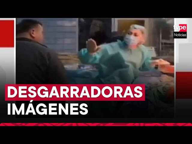 Video: un misil ruso impactó en el área de cirugía de un hospital de Ucrania