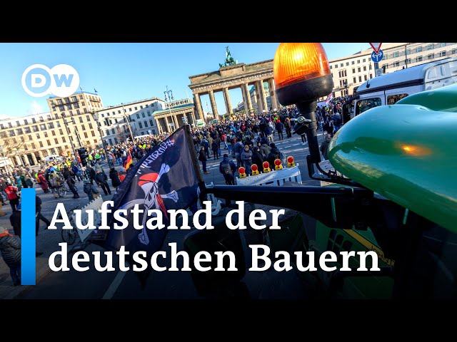 ⁣"Etwas ist ins Rutschen geraten": Wohin führen die Bauernproteste? | DW Nachrichten