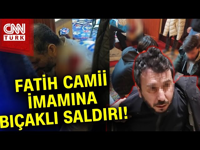 SON DAKİKA! | Fatih Camii İmamına Bıçaklı Saldırı! #Haber