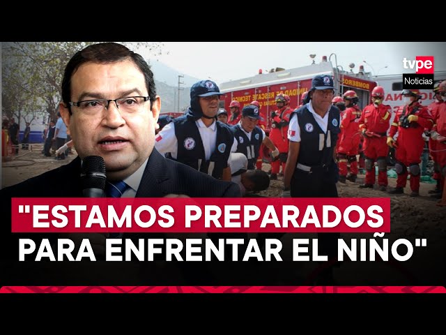 Premier Otárola se pronunció sobre Fenómeno El Niño, destrabe de megaproyectos y alerta ante sismos