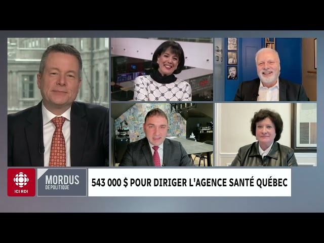 Mordus de politique | 543 000 $ pour diriger l'agence Santé Québec