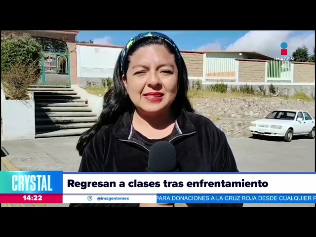 Estudiantes de Texcapilla, #Texcaltitlán, regresan a clases | Noticias con Crystal Mendivil