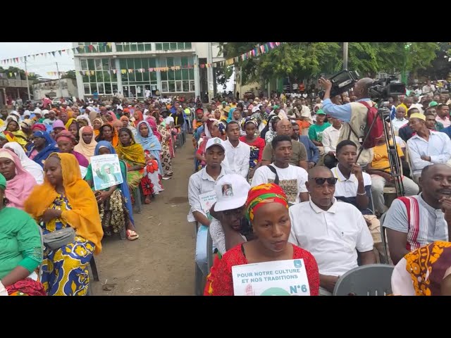 Mohéli : Grand meeting de Bourhane Hamidou à Fomboni