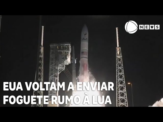 Estados Unidos voltam a enviar foguete rumo à Lua após 50 anos