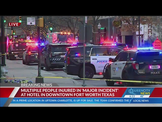 Explosion at historic Texas hotel injures 21 and scatters debris in downtown Fort Worth