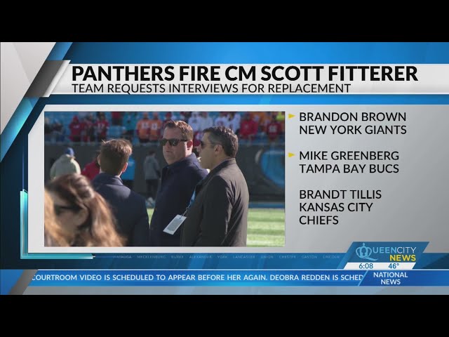 Carolina Panthers fire GM Scott Fitterer after three seasons