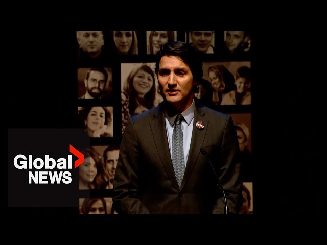 Iran "must be held accountable": Trudeau remembers victims of downed Flight PS 752