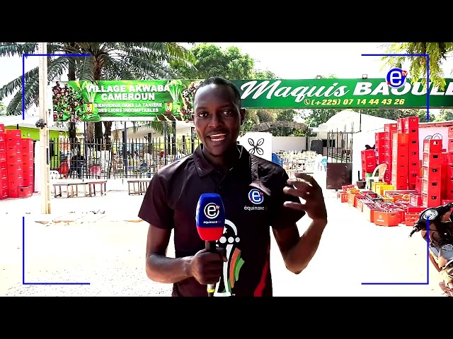 CAN 2023: INSTALLATION DE LA FAN ZONE CAMEROUNAISE A YAMOUSSOUKRO - EQUINOXE TV