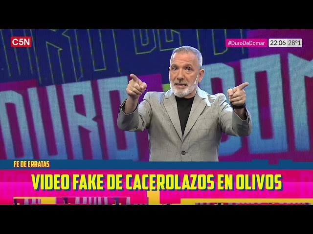 FE DE ERRATAS: video FAKE de CACEROLAZOS en OLIVOS