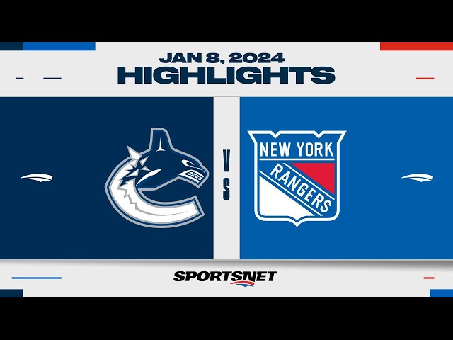 NHL Highlights | Canucks vs. Bruins - January 8, 2024